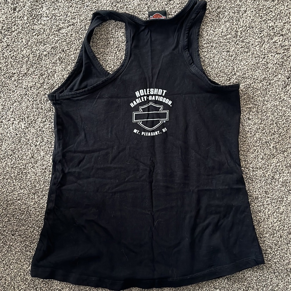 Harley Davidson Racerback Tank Top - Picture 2 of 3